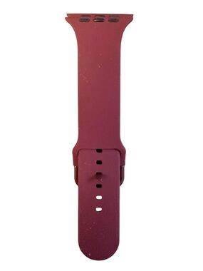 Silicone Watch Band in Deep Burgundy